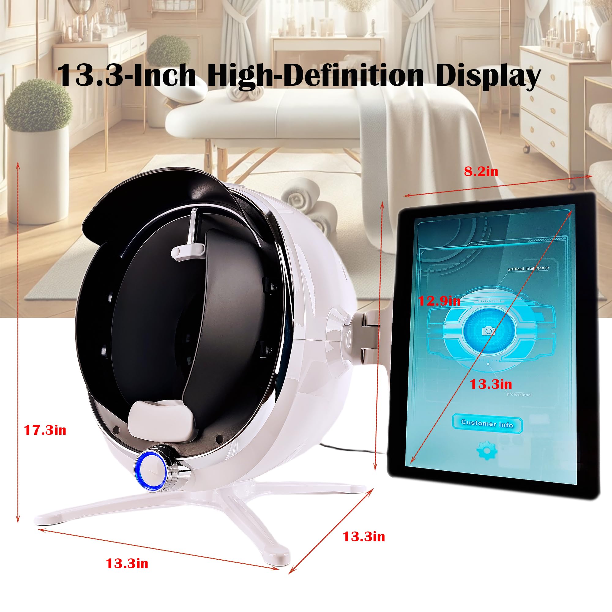 13.3-Inch Skin Analysis System