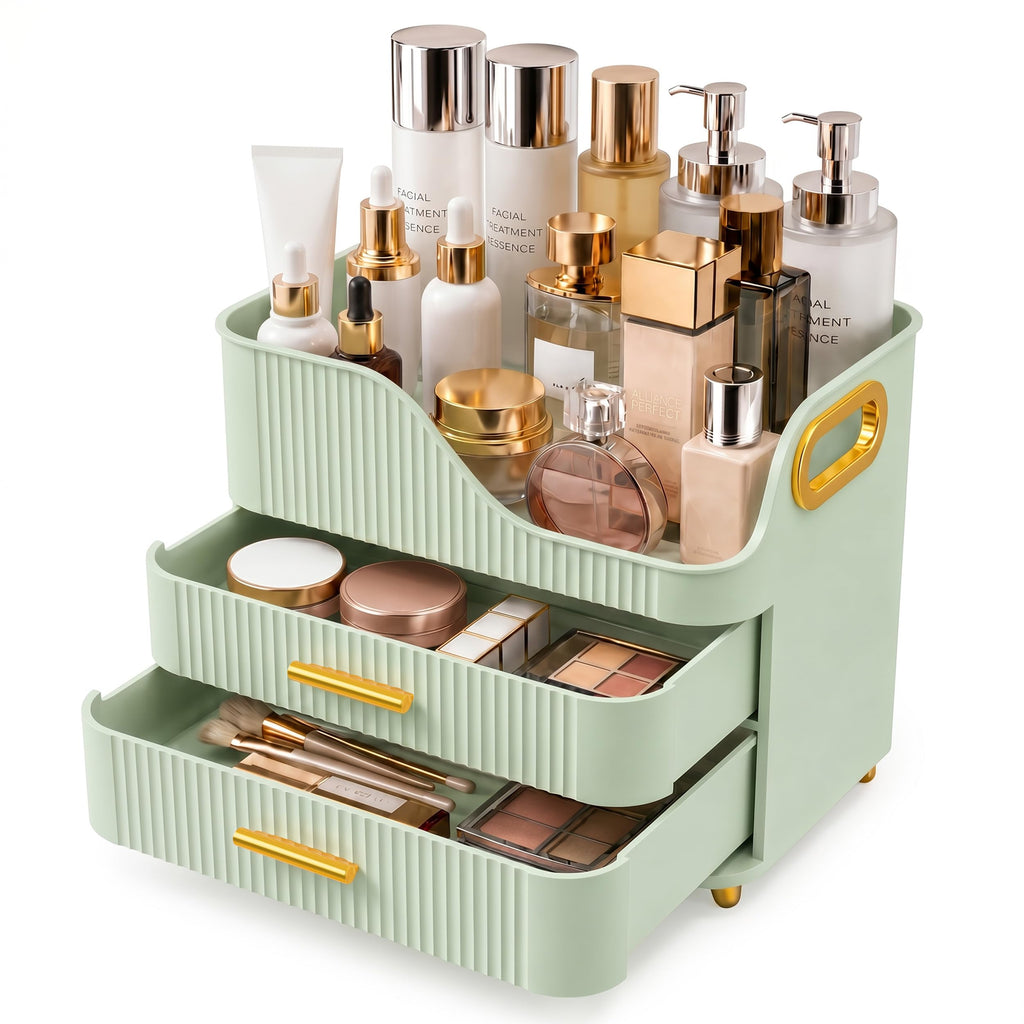 Clear Countertop Makeup Organizer