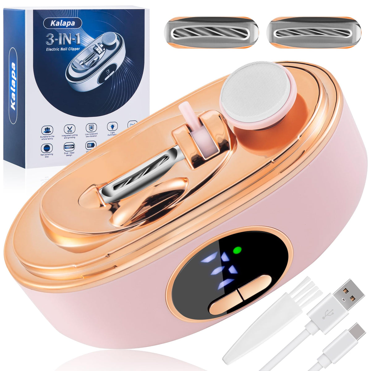 3-in-1 Electric Nail Clipper