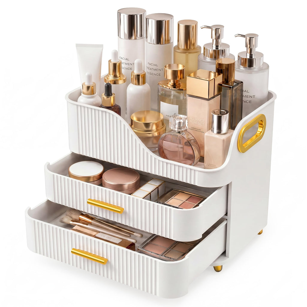 Clear Countertop Makeup Organizer