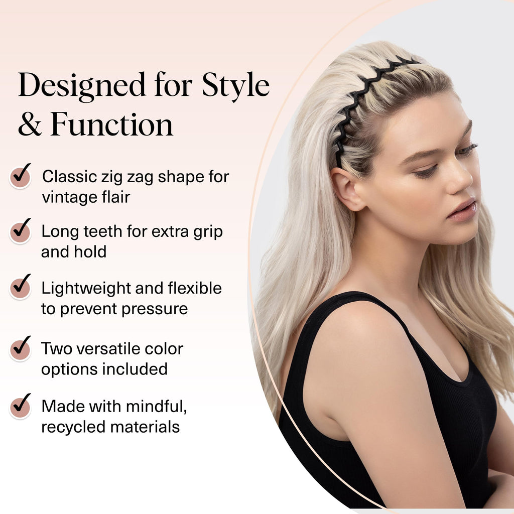 Zigzag Headband Set